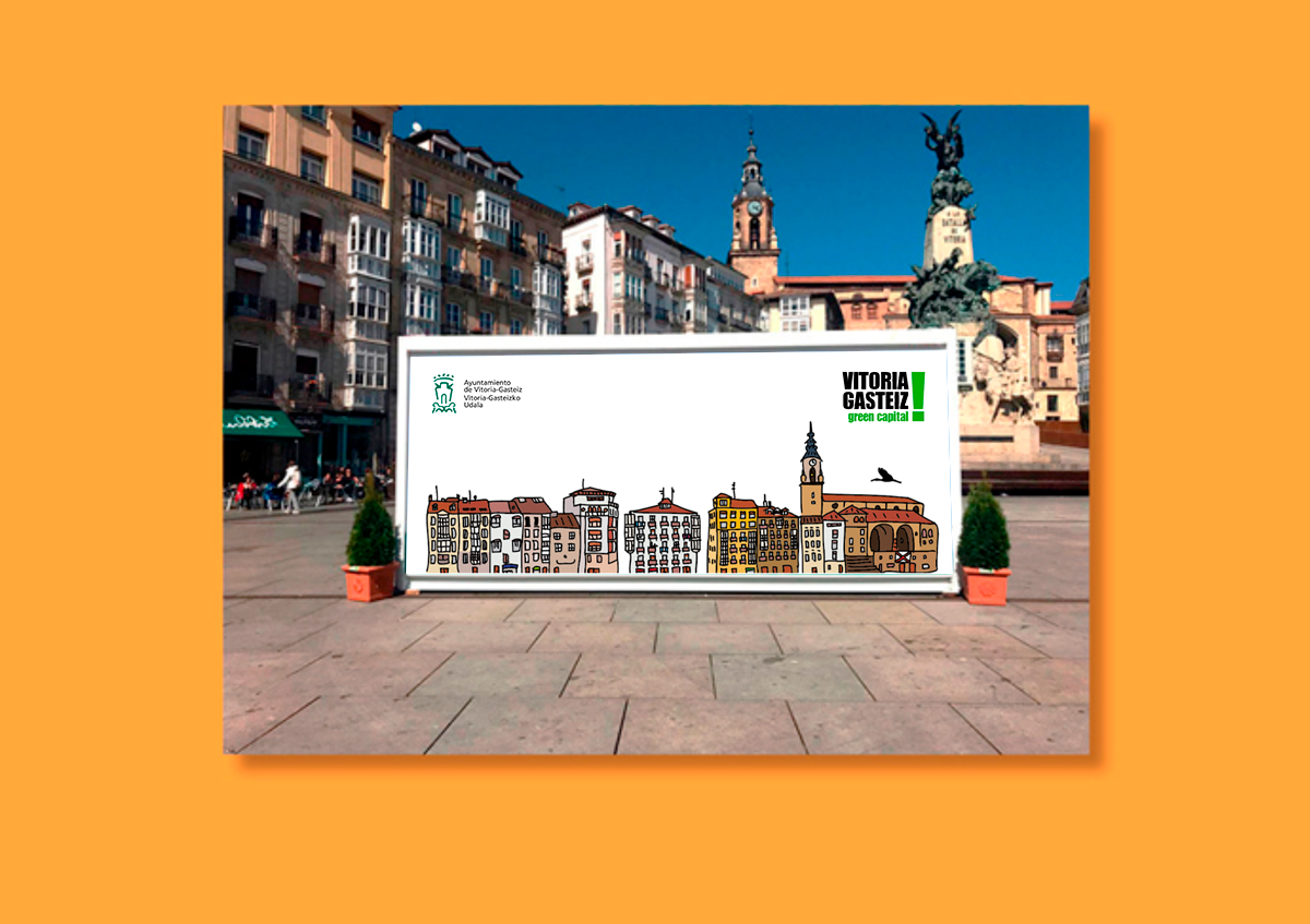 Ilustración / collage - Vitoria-Gasteiz